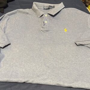 Polo by Ralph Lauren Men's Heather Gray Polo Shirt